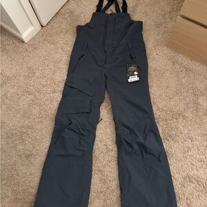 Trew Jefferson Ski Bib Pants Men’s Large - NWT - Dark Navy